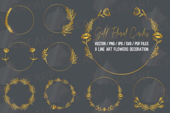 Evaluating the Golden Floral Silhouette Round Monogram for Professional Design