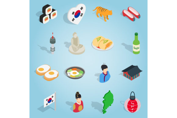 Evaluating the Republic of Korea Set Icons for Modern UI Design