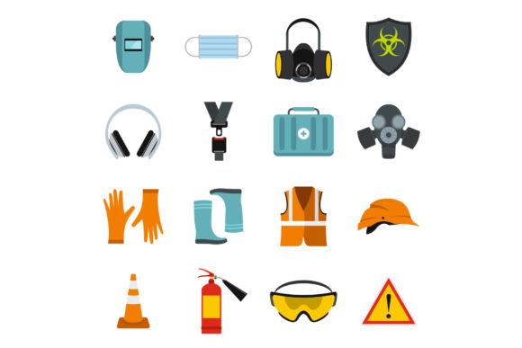 Evaluating the Safety Icons Set, Flat Style for Digital Interfaces