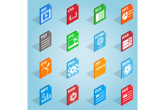 File Format Set Icons: The Universal Visual Language
