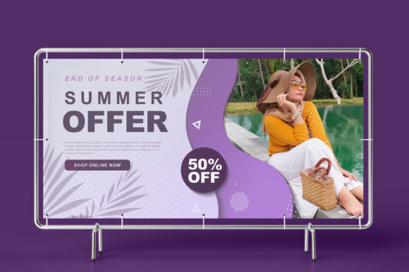 Maximizing Summer Sales with a Colorful Summer Banner Design Background