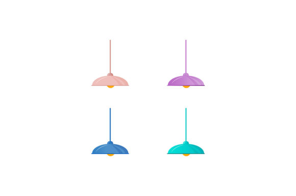 Unlocking Visual Potential with the Colorful Ceiling Lamp Flat Color Set