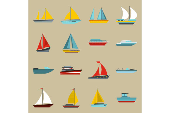 Why a Flat Style Boat and Ship Icons Set is Essential for Modern Digital Design
